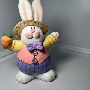 Vintage Department 56 Bisque East Bunny Figurine Easter